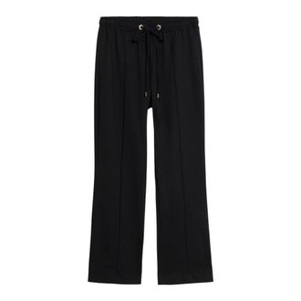 Oltre Broeken, Dames, Zwart, 3Xl, Katoen, Milano Stitch Joggers