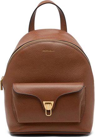 Coccinelle flap-pocket zip backpack - Brown