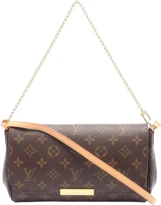 Louis Vuitton Borsa a tracolla Favorite MM con monogramma 2021 - Marrone