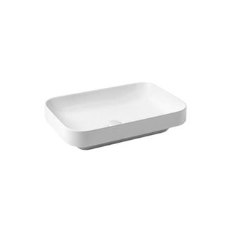 AZZURRA Azzurra - Lavabo Elegance semincasso/appoggio 60x40 senza foro in ceramica