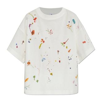 Paul Smith T-Shirts, female, Beige, Size: XS Printed T-Shirt