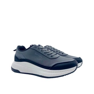 Bench Doverstone Heren Grijs/Zwarte Sneakers