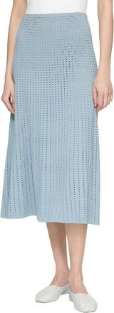 Lafayette 148 New York Pointelle Stitch Skirt