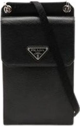 Prada Pre-owned Vintage Saffiano Crossbody Bag - Dames - Vintage Schoudertas - Zwart - ONE Size - Leer - Vintage