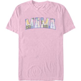 Disney Mens Disney Mama Collegiate Fabric Pattern Graphic T-Shirt in Blossom at Nordstrom, Size Xxx-Large