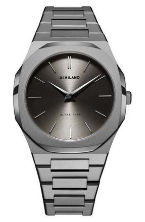 D1 Milano Ultrathin Bracelet Watch, 40mm in Grey at Nordstrom Rack