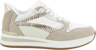 Tamaris Sneaker - Dames - Sneakers - Beige - 41 EU - Leer - Schoenen