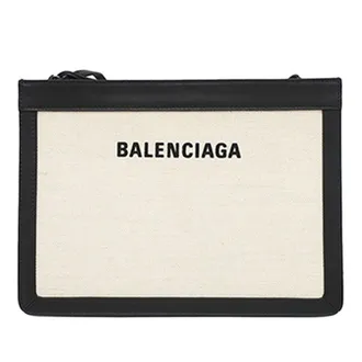 Balenciaga Pre-owned Balenciaga Canvas Navy Pochette Crossbody Unisex 3WGMHN2FSBMXTNJT