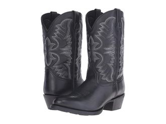 Laredo Birchwood Cowboy Boots Black : 8 D - Medium, Leather