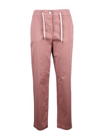Eleventy Chino Trousers Cotton And Elastane - Pink
