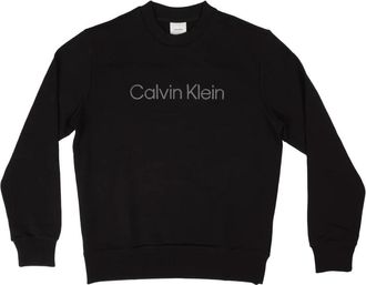Calvin Klein Geborduurde logo sweatshirts en hoodies - Heren - Sweatshirts - Zwart - S - Polyester - Hoodies & sweatvesten