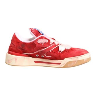 Dolce & Gabbana Sneakers, male, Red, Size: 11 US Low Top Sneakers