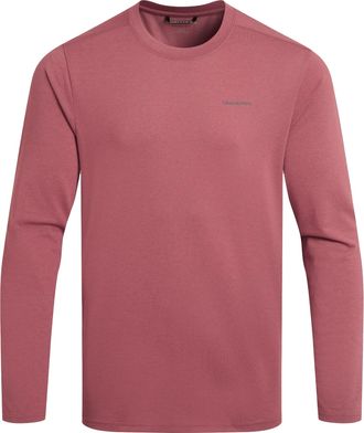 Craghoppers Heren Abel Nosilife T-shirt met lange mouwen (Atlas Rood)