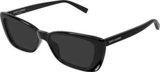 Saint Laurent SL 943 Zonnebril - Dames - Zonnebrillen - Zwart - 54 MM - Accessoires