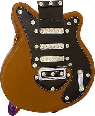 Generic Sling Backpack - Premium Stylish Guitar Shaped Handbag Sling Bag Travel Backpack Design System, Trendy Day Pack With Large Capacity Lightweight Tote C