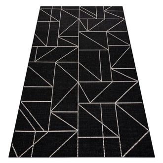 RugsX RugsX Floorlux Rug in Black | Size: 200 cm x 290 cm