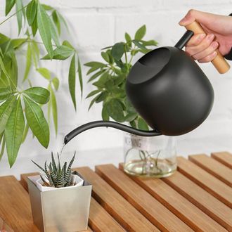 Infinite Regadera Multifuncional, Capacidad De 1200 Ml, Boquilla Larga, Para Plantas De Interior Y Jard&iacute;n, Dise&ntilde;o Elegante