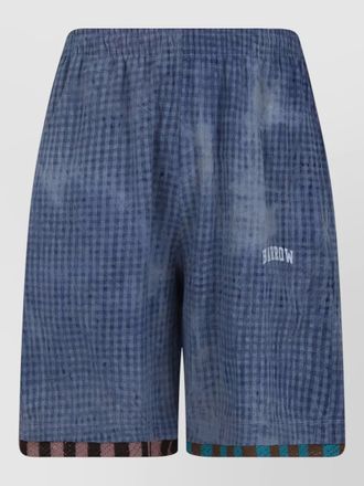 Barrow chambray bermuda shorts
