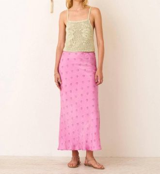 Alix of Bohemia Lyra Skirt In Fuchsia