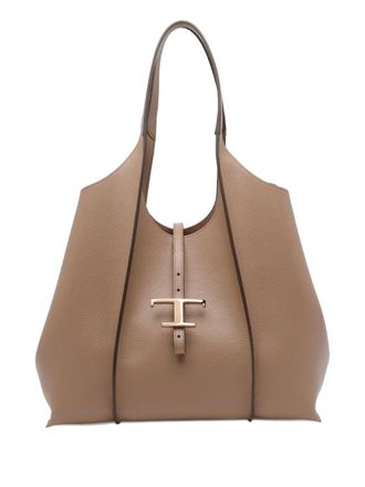 Tod's T timeless tote bag - Brown
