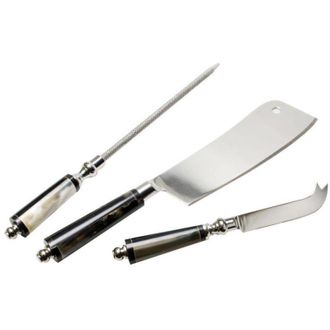 Vacchetti Cubiertos Con 3 Cuchillos Cm22/30