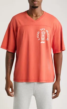 Junk Food F1 Car Hockey T-Shirt in Washed Red at Nordstrom, Size Large/x-Large