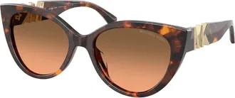 Michael Kors Catalina Zonnebril - Dames - Zonnebrillen - Bruin - 54 MM - Accessoires