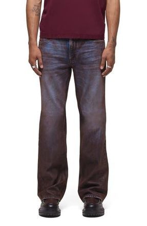 Hudson Walker Kick Flare Jeans in Coated Port at Nordstrom Rack, Size 28