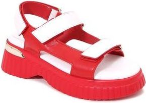Ninety Union Bayside Platform Sandal in Red at Nordstrom Rack, Size 13