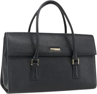 Burberry Pre-owned Handbags, female, Black, Size: ONE SIZE Pre-owned Vintage Handbag