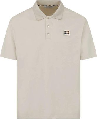 Aquascutum Polo Shirts - Heren - Polos - Beige - L - Katoen - Tops