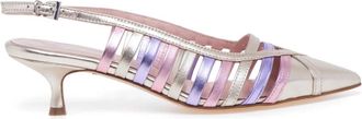 Anna F. Decollet&egrave; - Dames - Pumps - Veelkleurig - 38 EU - Leer - Schoenen