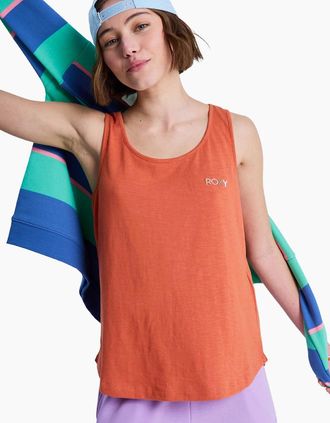 Roxy Womens Roxy Womens Saturdaze Tank Top Vest - Orange - Size: 10/8
