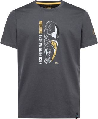 La Sportiva Solution T-Shirt f&uuml;r Herren | grau/blau