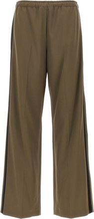 Maison Margiela Olive Satin Band Pants