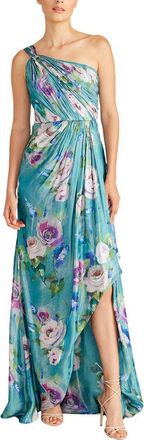 Theia Rhonda One Shoulder Gown