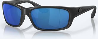 Costa Unisex Jose Polarized Sunglasses In Blackout Frame Blue Mirror