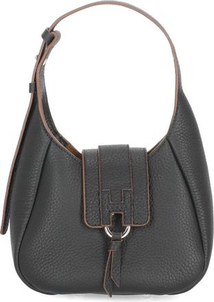 Hogan Textured Leather Shoulder Bag