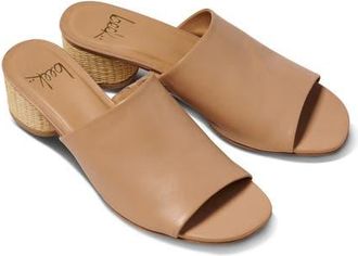 beek Stilt Slide Sandal in Beach /Raffia at Nordstrom, Size 12