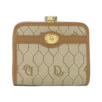 Dior Beige Coated Canvas Coin Purse/Coin Case (Pre-Owned)