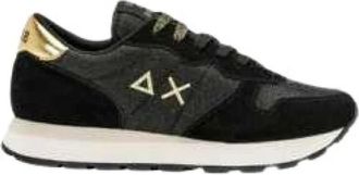 Sun 68 Dunne Glitter Sneakers - Heren - Sneakers - Zwart - 37 EU - Nylon - Schoenen