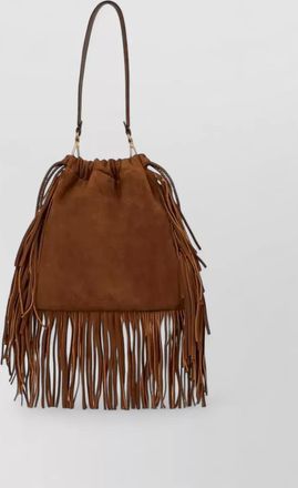 Etro kalispera m bucket bag studs fringes