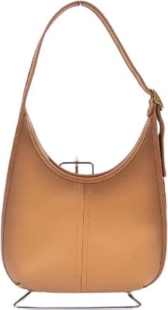 Coach Pre-owned Shoulder Bag - Dames - Vintage Schoudertas - Bruin - ONE Size - Leer - Vintage