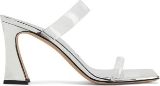 Giuseppe Zanotti Mules Flamina 80mm - Argento