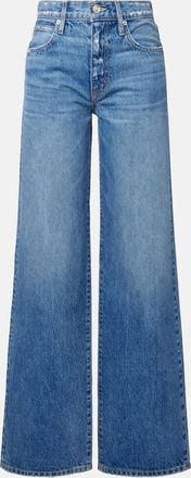 Slvrlake Denim Jeans Jazmine a gamba larga e vita media