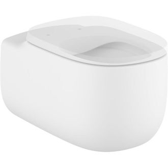 Roca Taza De Inodoro Suspendida Con Salida Horizontal Rimless Beyond - Roca Color: Blanco Mate