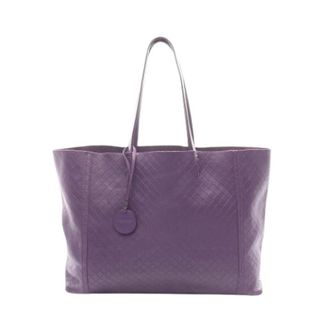 Bottega Veneta Pre-owned Tote Bags, female, Purple, Size: ONE SIZE Pre-owned Vintage Leather Tote Bag