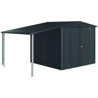 BIOHORT Tetto Laterale Europa - Grigio Scuro Metallizzato 228x150 cm