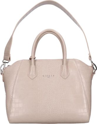 Ga&euml;lle Paris Gaelle - Dames - Handtassen - Beige - ONE Size - Leer - Tassen