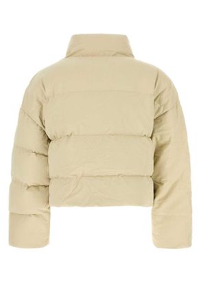 Entire studios Unisex Sand Cotton Down Jacket Offwhite Piumini
